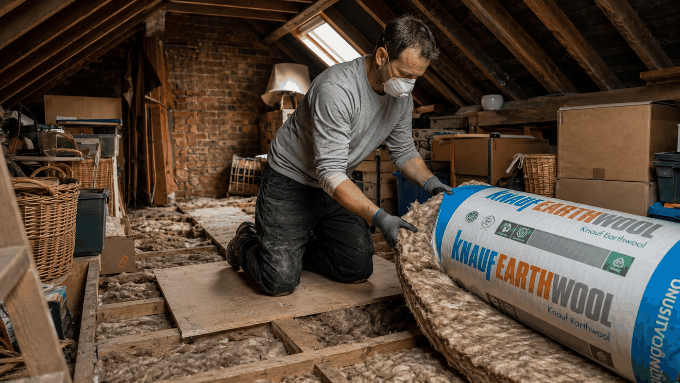Knauf Wool Insulation in Andover